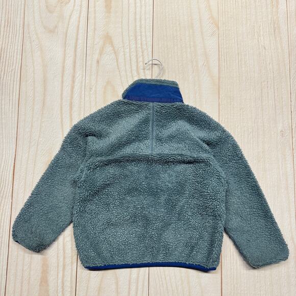 Vintage 2009 Patagonia Retro-X Cardigan Deep Pile Fleece Jacket Kids Size XS 5-6 - Picture 2 of 11
